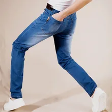 Sommer Neue Stretch Baumwolle Atmungsaktiv Und Komfortabel Jeans Mode Lässig männer Leichte Hosen Großhandel
