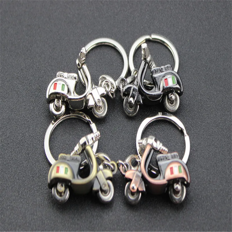 2017 Scooter Keychain Funny 3D Model Copper Motorcycle Motor Bike Key