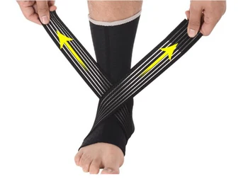 1Pc Voetbal Basketbal Enkel Ondersteuning Elastische Enkelbrace Wrap Bandjes Guard Protector Gewichtheffen Enkelbanden 1Pc Voetbal Basketbal Enkel Ondersteuning Elastische Enkelbrace Wrap Bandjes Guard Protector Gewichtheffen Enkelbanden