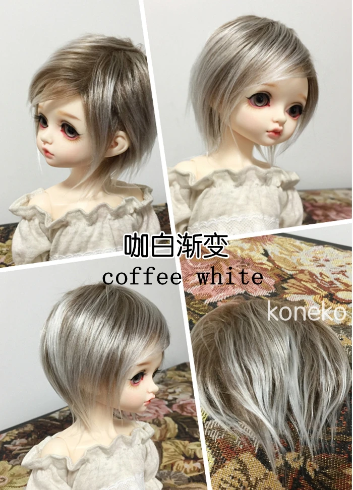 1/3 1/4 1/6 8 10 12 bylthe yosd SD AOD DOD BJD парик MSD Dollfie furwig игрушки куклы woolwig на высоком каблуке 11 см, на высоком каблуке 12 см 18 19cm22cm23cm24cm fw000