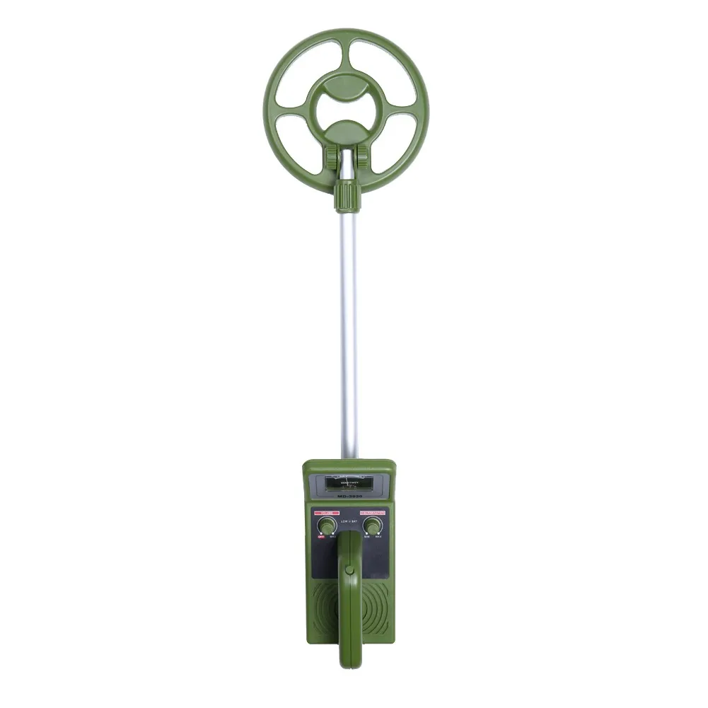 

Adjustable MD-3030 Underground Explore & Gold Metal Detector Detection Instrument Green for Coins Exploration Archaeology