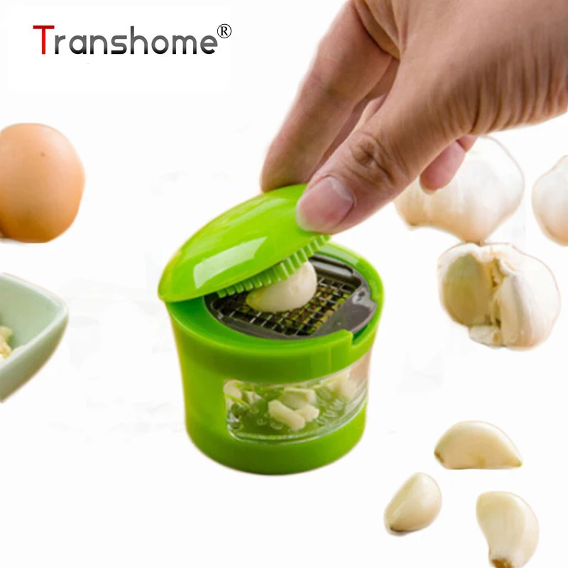 

Transhome Garlic Press Multifunction Garlic Chopper Grater Slicer Ginger Grinding Grater Cutter Vegetable Tools Kitchen Gadgets