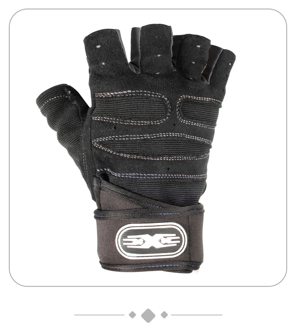 Для мужчин перчатки для спортзала для занятий фитнесом спортивные упражнения наручные Поддержка тяжёлая атлетика перчатки для