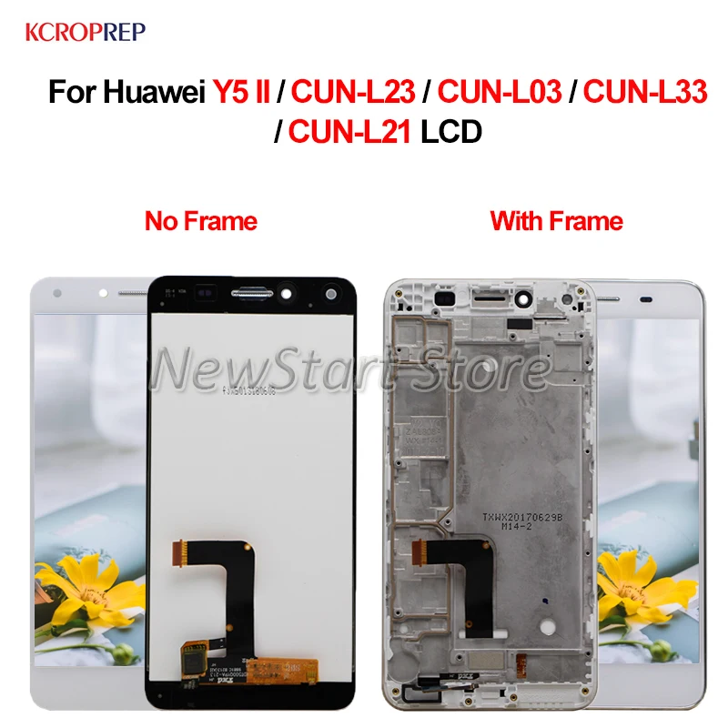 

For Huawei Y5 II Y5 2 LCD Display Touch Screen Digitizer Assembly 5.0" For Huawei Y5II Y52 CUN-L23 CUN-L03 CUN-L33 CUN-21 lcd