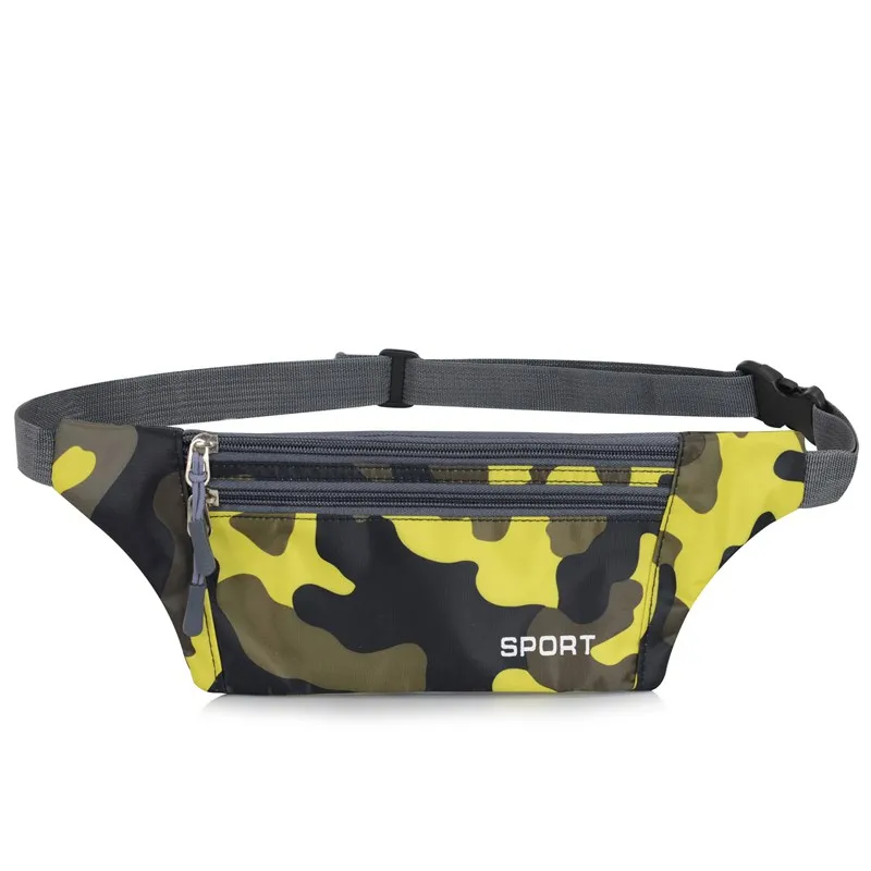 

Small Nylon Running Outdoor Waist Bag Waterproof Unisex Sports Pack Lightweight For Phone Cash Keys Outdoor Bag 19 Colors
