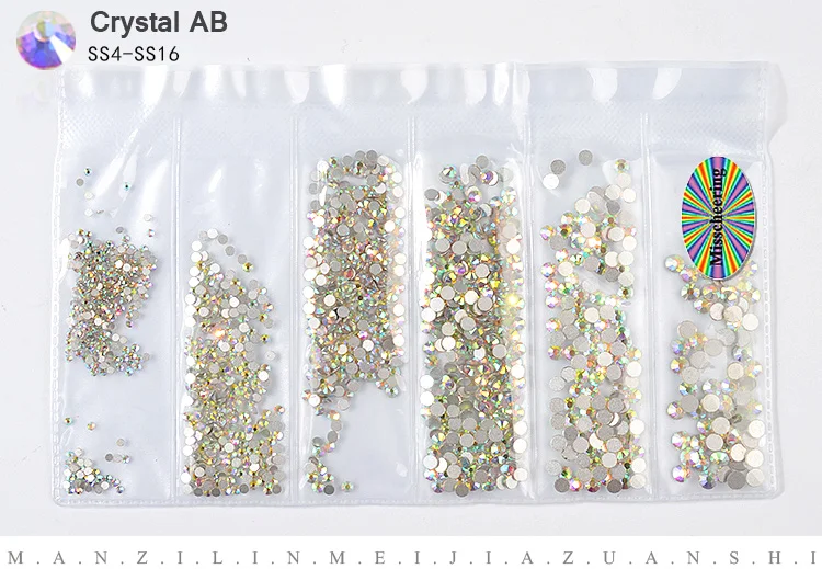 1 упаковка смешанные размеры блестящие, дизайн ногтей Стразы Украшения ss4-ss16 Flatback очаровательные стеклянные драгоценные камни бриллианты 3D Дизайн Маникюрные аксессуары