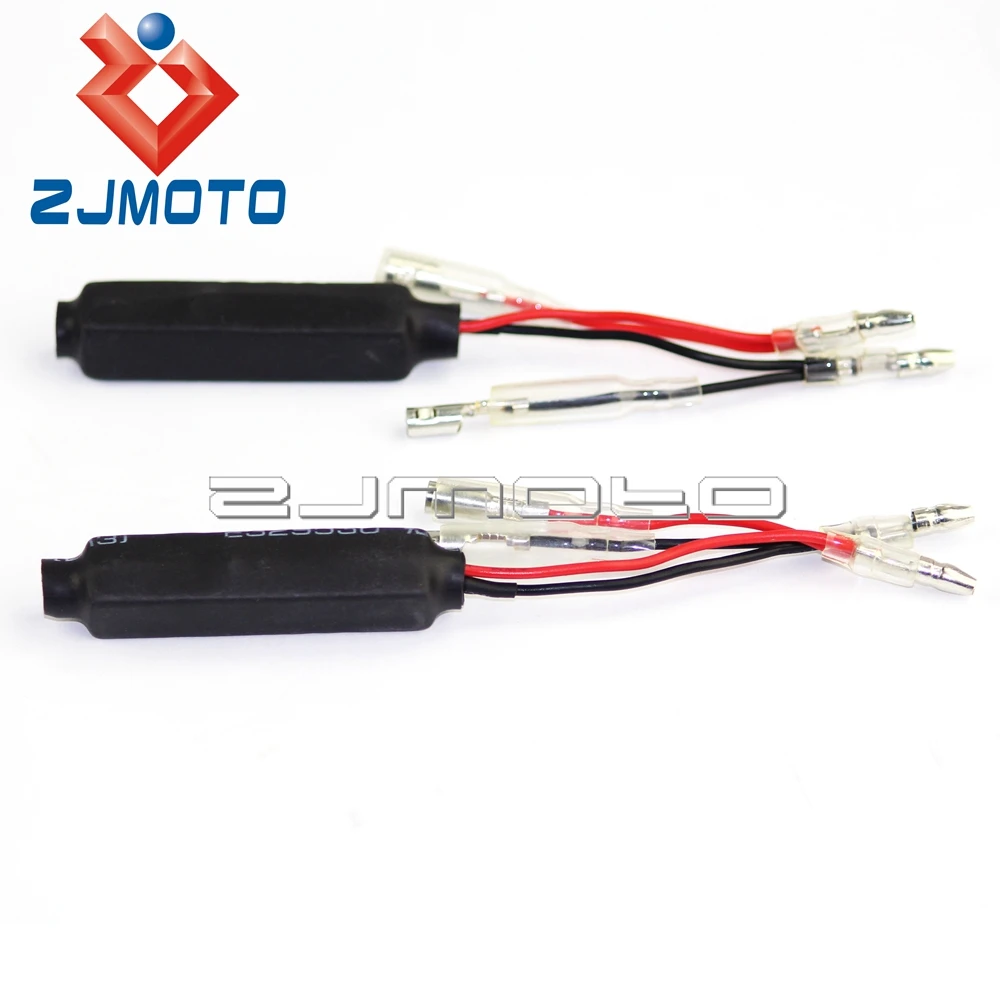 

2X Universal Motorcycle Flashers LED Load Resistor Turn Signals Light Resistor Turn Indicator Resistor Blinkers