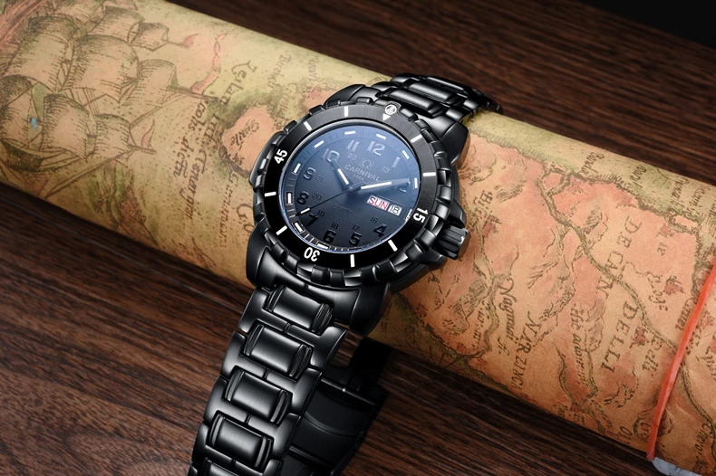 Водонепроницаемые 200 м военные часы для дайвинга мужские T25 Тритий Светящиеся люксовый бренд швейцарские Ronda кварцевые мужские часы полностью стальные saat