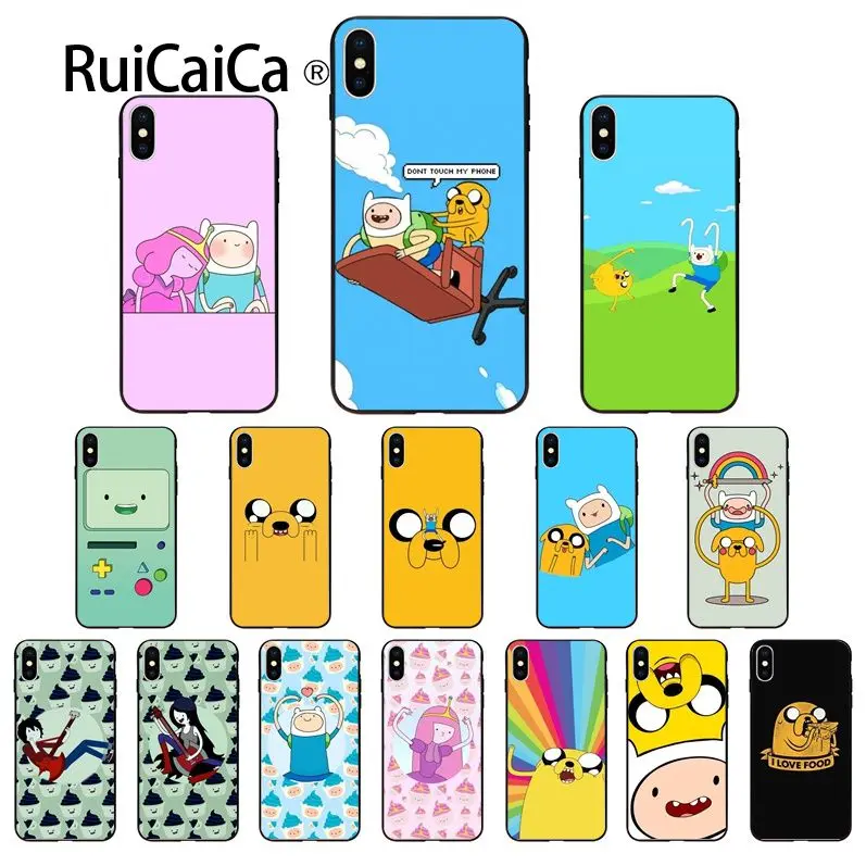 Чехол для телефона Ruicaica adventure time cute Beemo BMO Джек Финн Lumpy iPhone 8 7 6 6S Plus 5 5S SE XR X XS MAX |