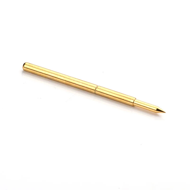 Spring Test Probe Tip Spring Copper Phosphorus Tube Gold Plated for Testing Circuit Board Instrument Tools 100pcs PA160-B