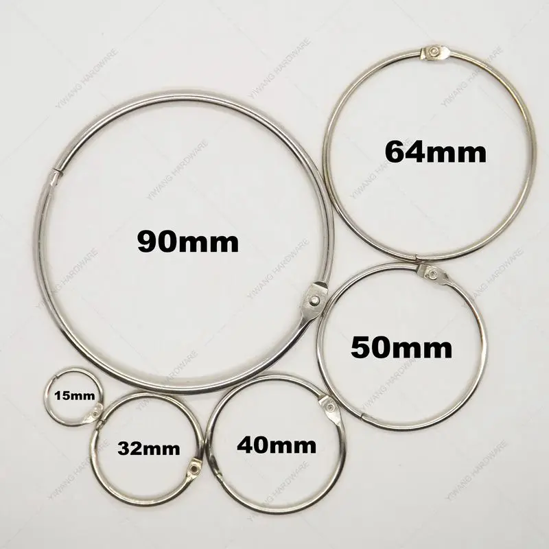 10 шт. металлические кольца подвески с календарем|binder ring|book ringmetal book rings |
