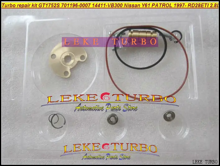 Turbo repair kit rebuild kit For GT1752S 701196-5007S 701196 14411-VB300 turbocharger for NISSAN Y61 PATROL 97- RD28Ti RD28ETI 2.8L RD28T 