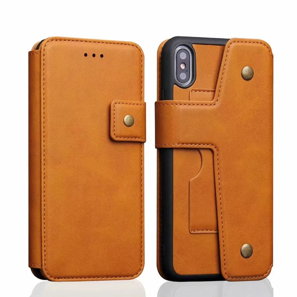 For iPhone XS Max Cover UYFRATE Retro Leather Detachable Card Slots Wallet Case For iPhone XS Max XR XS X 8 8 Plus 7 6S 6 Plus For iPhone XS Max Cover UYFRATE Retro Leather Detachable Card Slots Wallet Case For iPhone XS Max XR XS X 8 8 Plus 7 6S 6 Plus