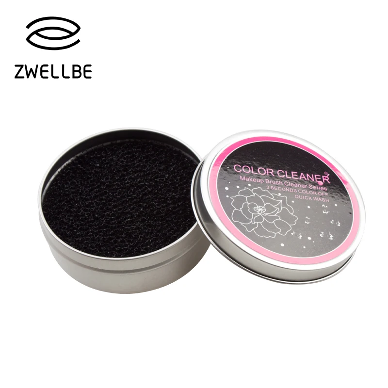 Professional Makeup Brush Cleaner Sponge Aluminum Make up Brushes