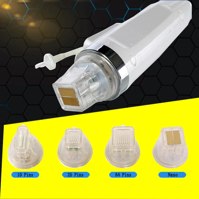 Disposable replacement needle head gold cartridge fractional RF