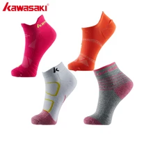 Спортивные носки Kawasaki для бега, велоспорта, бадминтона, фитнеса, дышащие женские хлопковые носки, предотвращают вонючие ноги