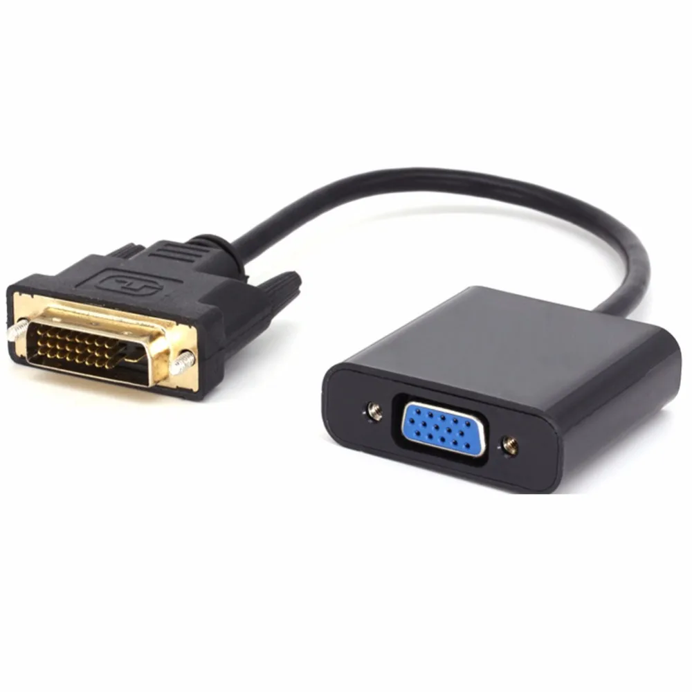 Кабель адаптер для ПК DVD монитора HDTV и проектора 1080p 24 + 1 с разъемом Папа VGA M/F|vga