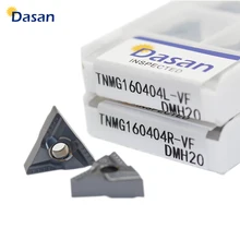 Ferramentas de torno de lâmina, inserções de carboneto integradas, lâmina de torno tnmg 160408r dc3000, ferramenta de giro de cortador de lâmina de torno com 10 peças