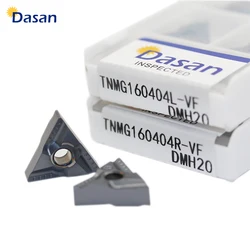 Ferramentas de torno de lâmina, inserções de carboneto integradas, lâmina de torno tnmg 160408r dc3000, ferramenta de giro de cortador de lâmina de torno com 10 peças