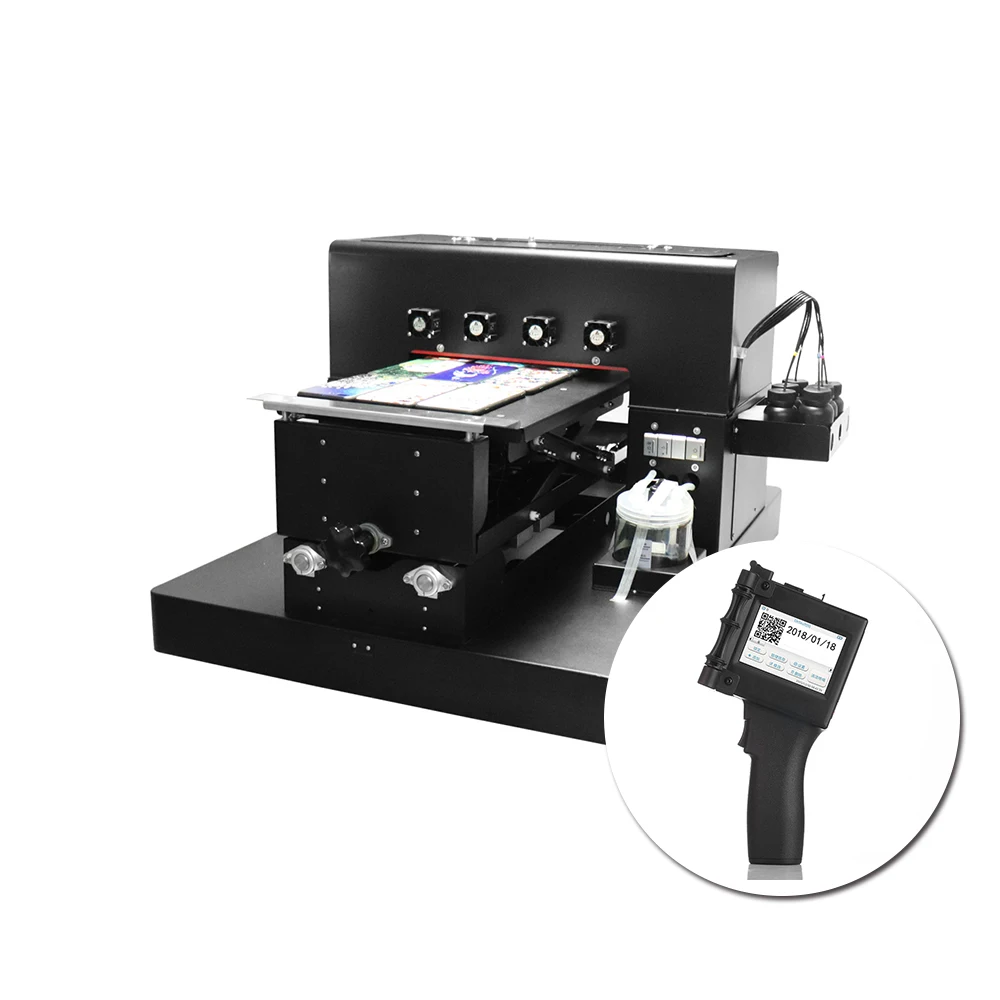 Digital A3 UV Flatbed Printer Glass Phone Case Printing Machine & Portable Handheld Digital