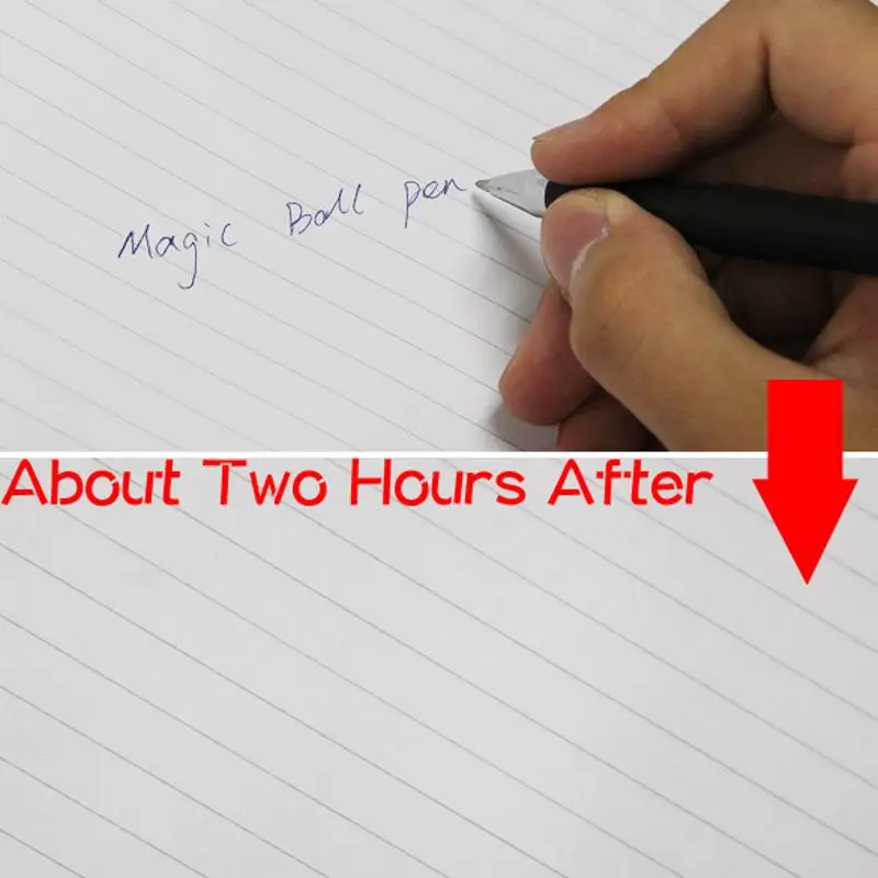 Magic Joke Ballpoint Pen Kids Child Novelty Toys Invisible Slowly