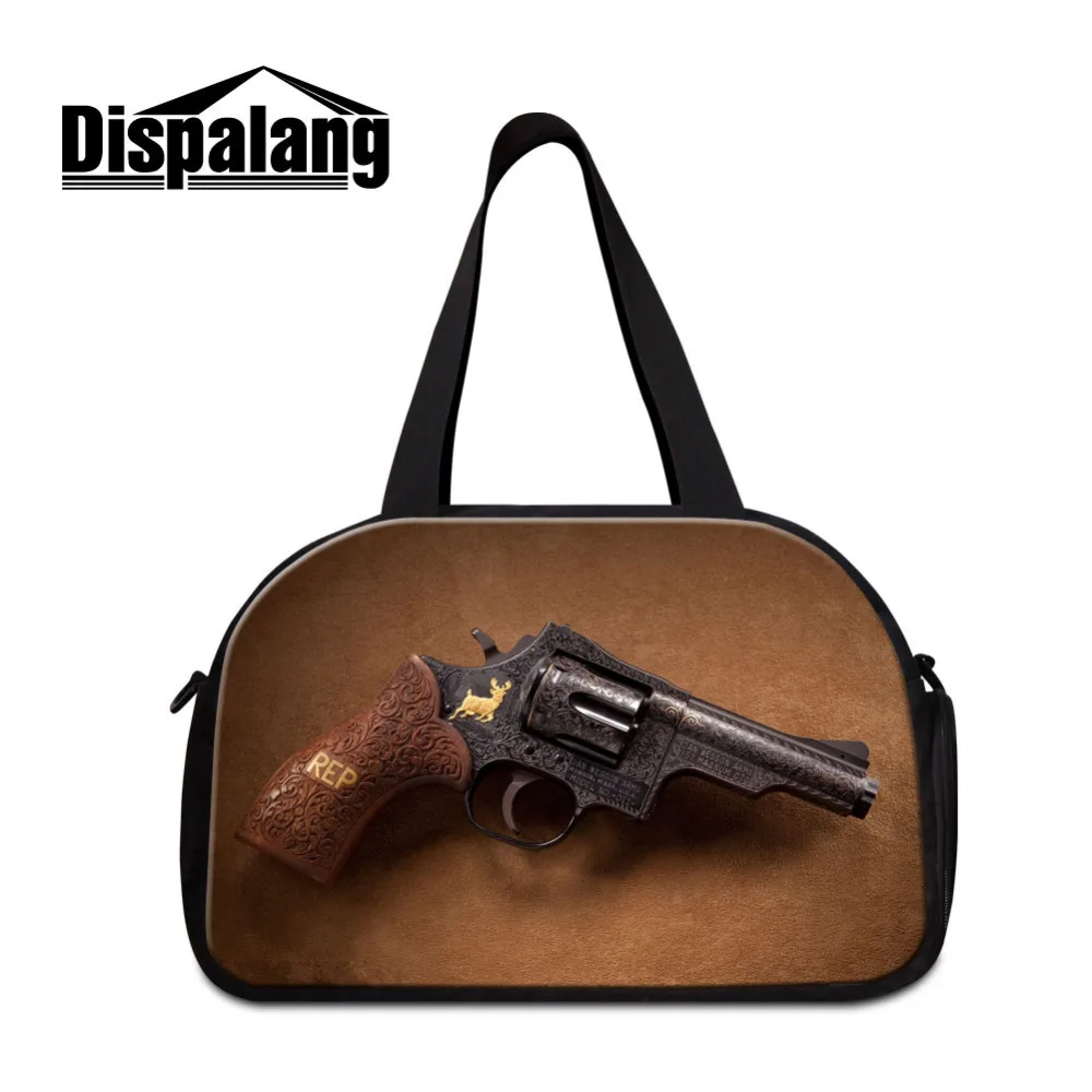 Dispalang Men Travel Bags Pistol Large Capacity Hand Luggage Travel