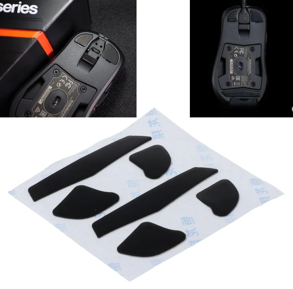 

OPEN-SMART 2 Sets 0.6mm Replacement Mouse Feet Mouse Skates 100% Teflon for Steelseries RIVAL 700
