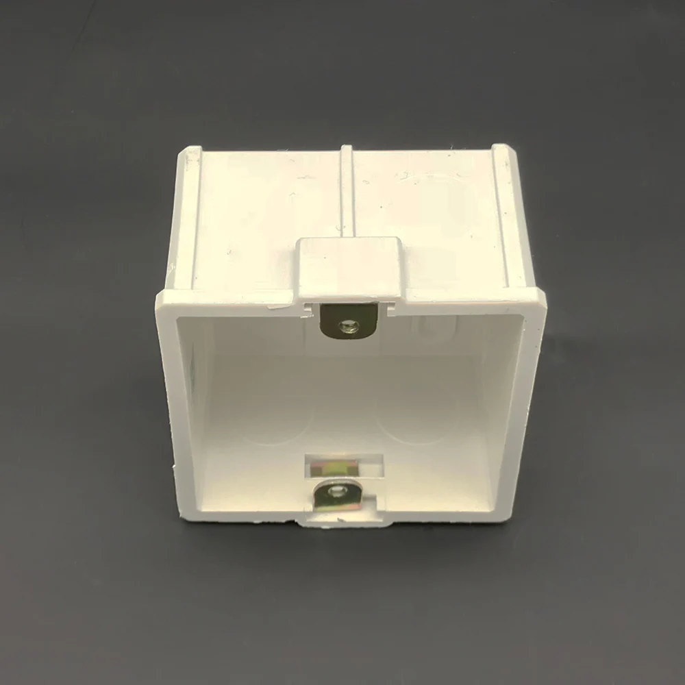 Description Picture 5 of itemThicker Material 86 Type Home Switch Panel Thermostat Wall Holder International Standard Cassette Dark Mounting Box