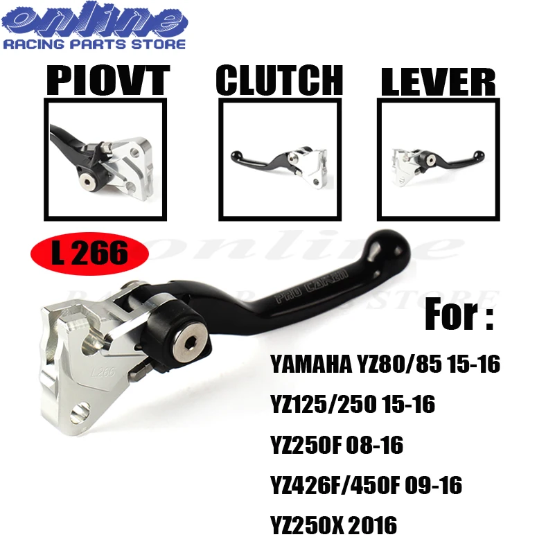 

Left CNC Pivot Brake Clutch Lever For YAMAHA YZ80 YZ85 YZ125 YZ250 YZ250F YZ426F YZ450F YZ250X pit dirt bike motocross