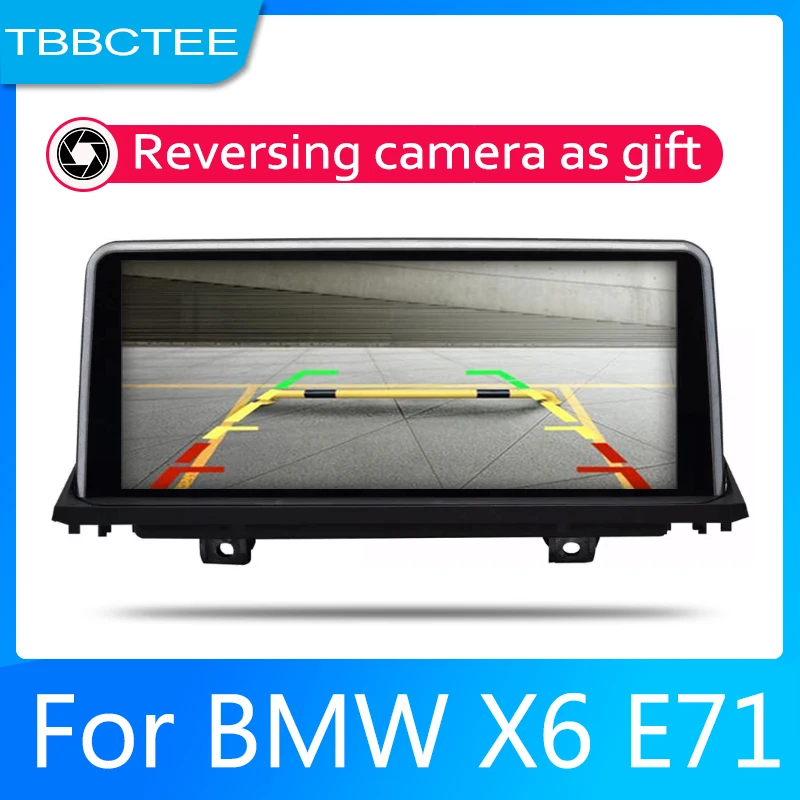 Sale 2din Car multimedia Android Autoradio Car Radio GPS player For BMW X6 E71 2011-2013 Bluetooth WiFi Mirror link Navi 1