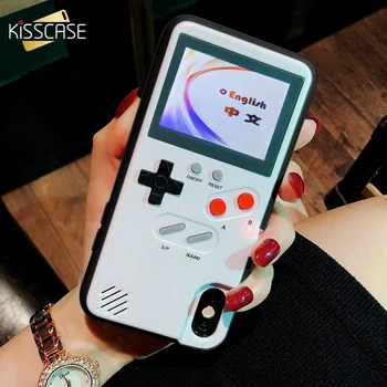 

KISSCASE Game Phone Case For iPhone 6 6S 7 8 Plus X Classic Retro Color Screen Game Case For iPhone 11 Pro MAX X XR XS MAX Capa
