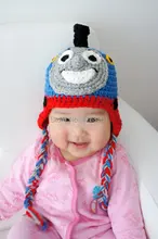 Thomas the Train font b Hat b font Crochet Baby font b Hat b font Train