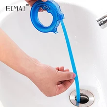 EIMAI 1PCS Adjustable Sewer Hair Cleaner Strong Improvement Anti-clogging of Sink Toilet Cleaning Hook A16
