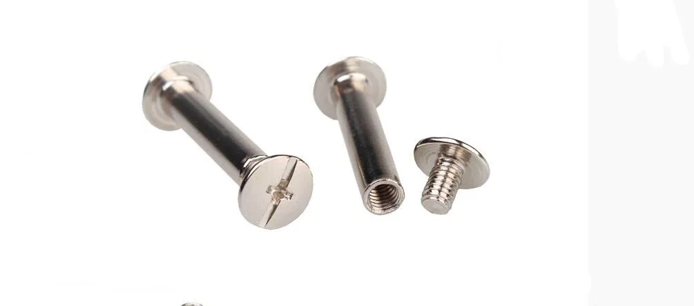 Sex Book 50pcs/lot 304 Stainless steel chicago screw sex bolt book binding post screws M5*6/8/10/12/15/20/25/30/35/40mm