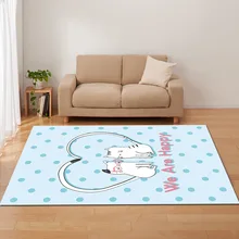 Нордическая гостиная напольный коврик для чаепития спальня ковер прикроватный моющийся настраиваемый узор матрас гостиная ковровая зона ковер