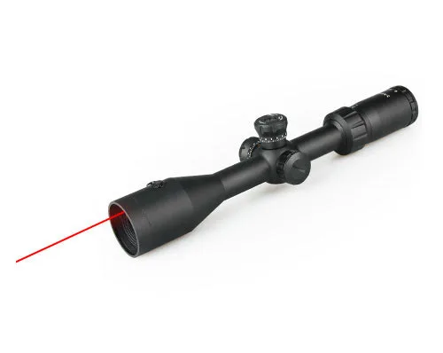 

New Arrival 3-9x42 LE Tactical Rifle Scope With Red Laser For Hunting CL1-0182