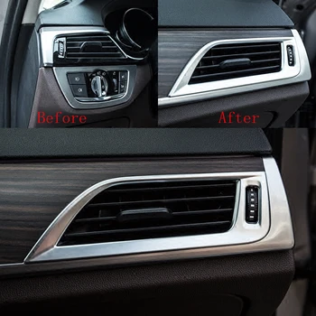 

car accessories Side Air Vent Frame Cover Trim For BMW 5 Series G30 G31 2017-2018
