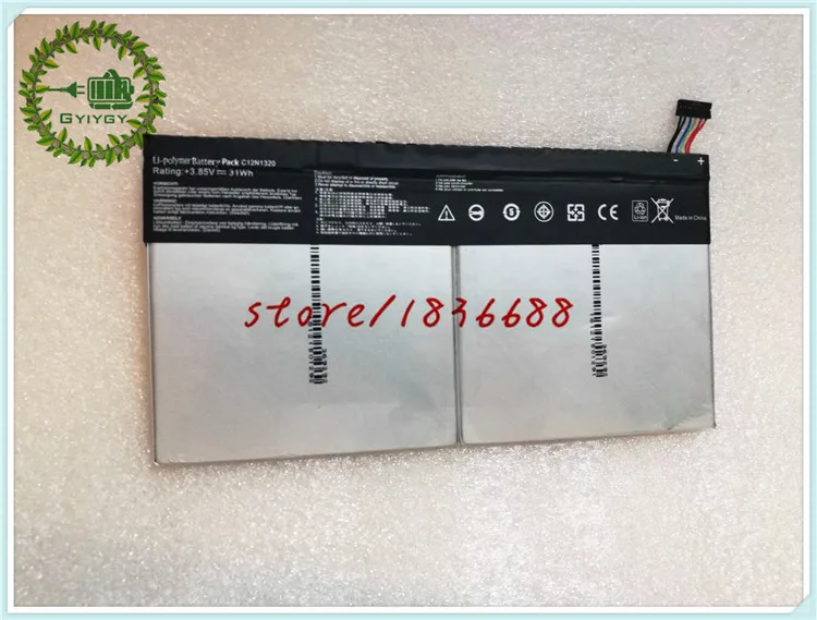 GYIYGY 3 85 V 31Wh C12N1320 Аккумулятор для ноутбука Asus Transformer Book T100T T100TA T100TA-C1 Tablet Batteria |