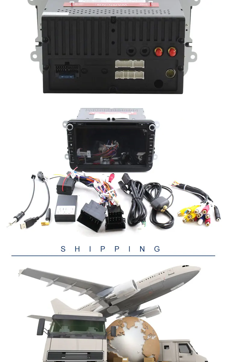 Top TOPBSNA Android 7.1 Car DVD Player For Volkswagen VW Passat B6 CC b7 Polo MK4 MK5 Golf 4 5 Tiguan Jetta BORA 2 Din GPS Navi RDS 8