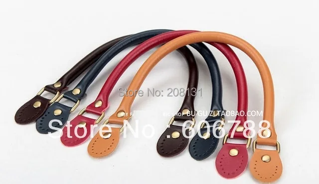 Free shipping 10pcs=5pairs/lot high quality genuine leather Bag handle