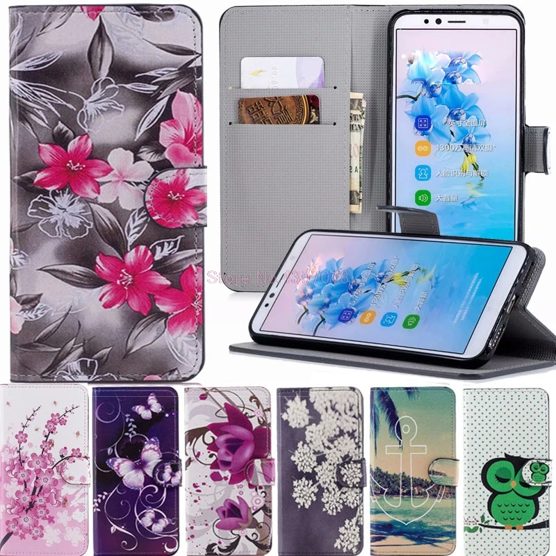 Чехол книжка с откидной крышкой для LG K8 2018 US 2GB 16GB Dual SIM PU Чехлы Fortune2 (2018) чехлы