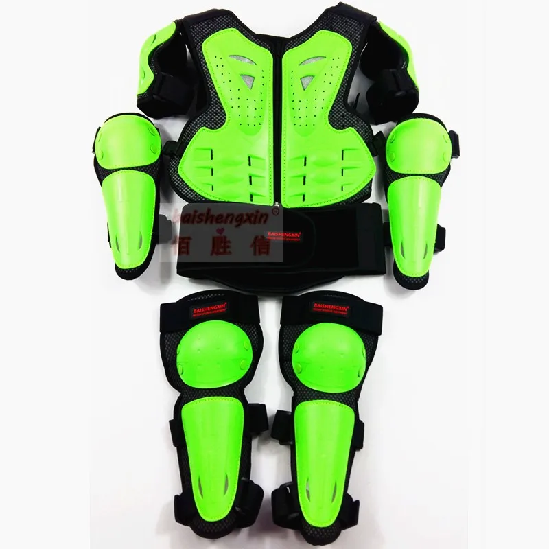 Original motorcycle protective gear racing care armor children armor suit child protection suit sports knee and elbow 3 colors