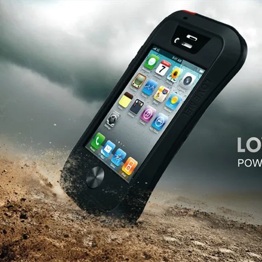 4S Original Love mei Waterproof Case For iPhone 4S case Dropproof Aluminum case For iPhone4 Powerful