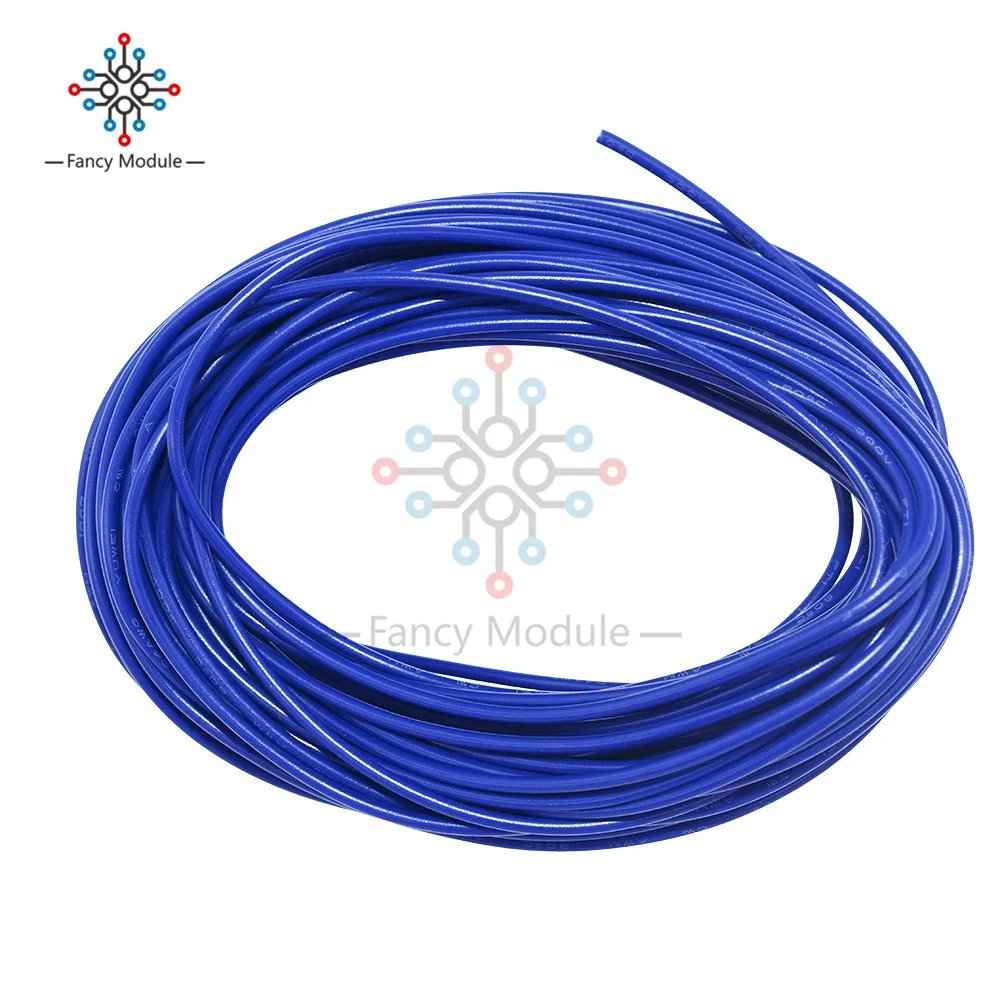 Details about / Flexible Stranded of UL-1007 24 AWG wire cable Yellow//Blue//Red//Black 10M 300V