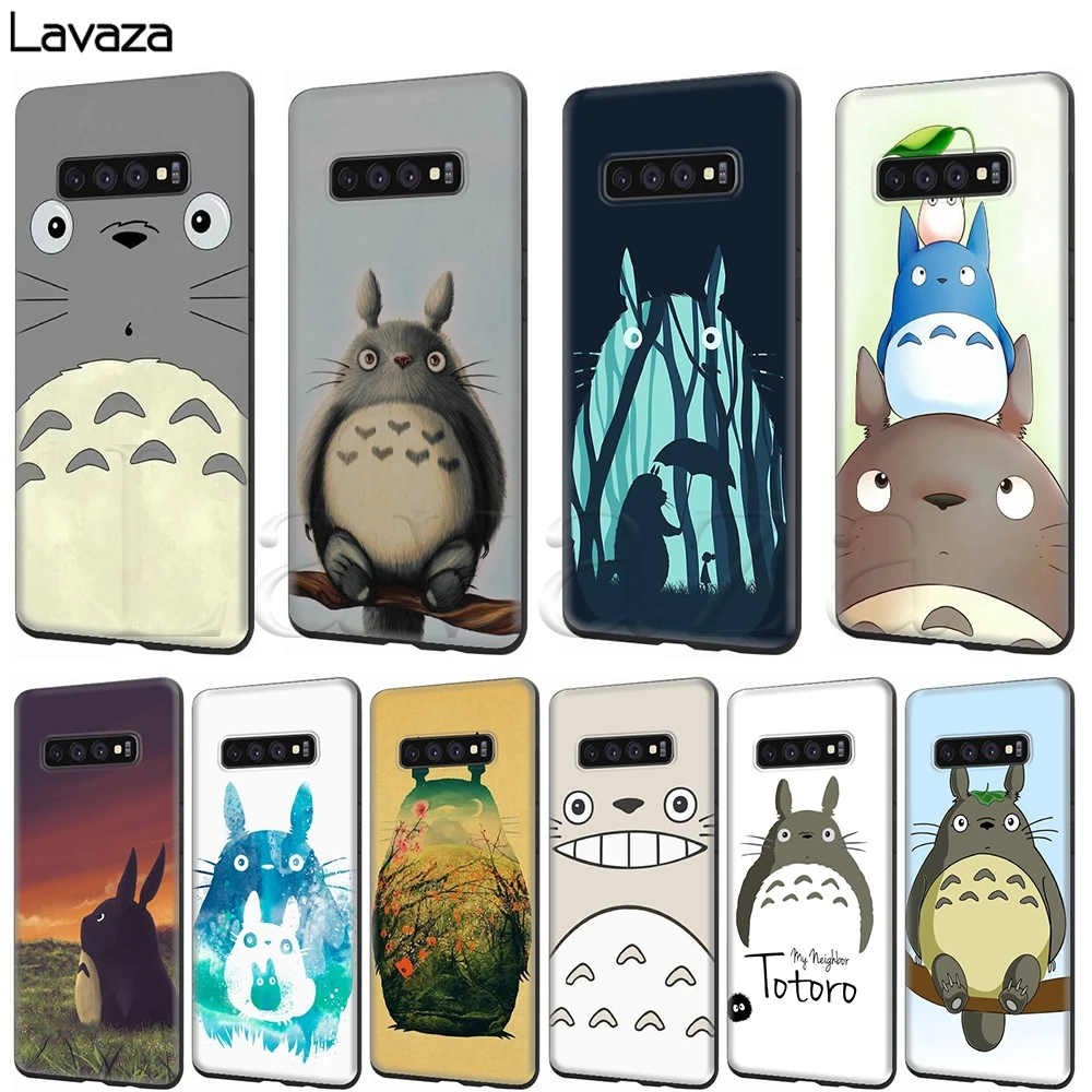 Мягкий силиконовый чехол Lavaza Totoro для Samsung Galaxy S6 S7 Edge S8 S9 S10e Plus A3 A5 A6 A7 A8 A9 J6 Note 8 9