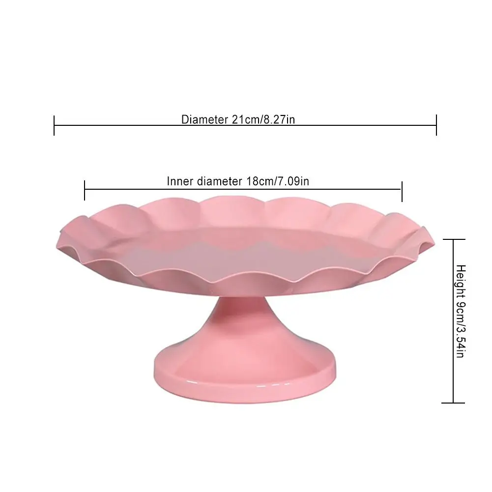 Тарелка для торта, свадебные реквизиты, железная круглая подставка для торта, десертная стойка для закусок, поднос, украшение стола, розовая подставка для кухонных принадлежностей