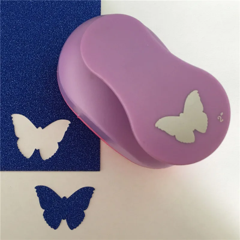 Free shipping new design butterfly craft punch furadores extra gigante