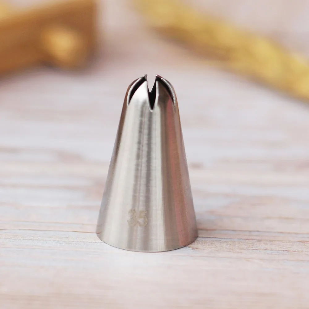 

#35 Icing Tip Nozzle Cake Decorating Tip Stainless Steel Icing Fondant Piping Decorating Nozzle Baking & Pastry Tools