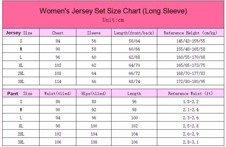 women jacket sets'size