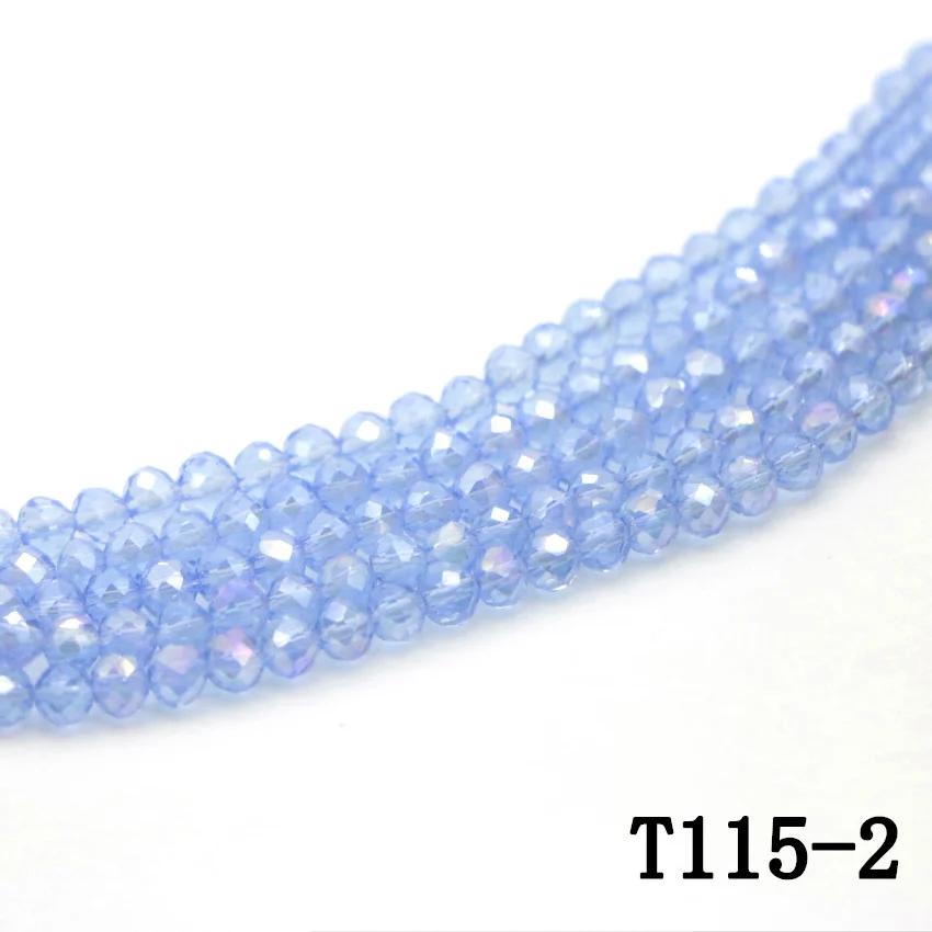 2 Lavender natural crystal beads (2)